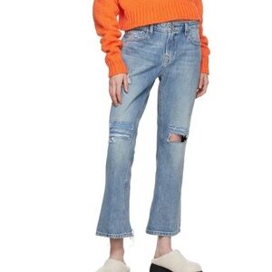 FRAME "The Low Boot" Blue Jeans Size 28